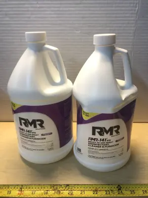 2 gallons RMR 141 RTU disinfectant cleaner some spilled
