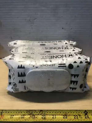 3 packs honest wipes