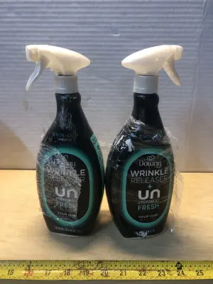 2 bottles 33.8oz Downy wrinkle releaser
