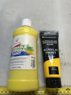 2ct yellow paint