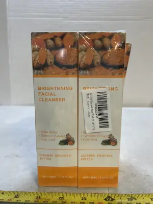 4ct brightening facial cleanser with turmeric
