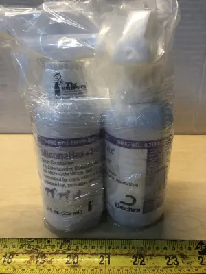 3 bottles 8oz MiconaHex+Triz animal spray conditioner