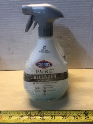 3 bottles 26oz Clorox pure allergen neutralizer carpet spray