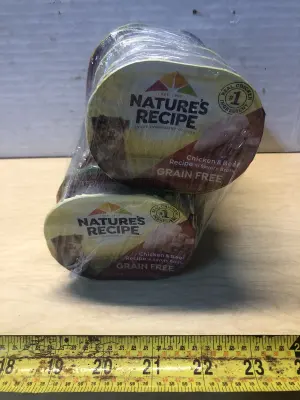 11 packs Natures recipe grain free dog food exp:7/23/27