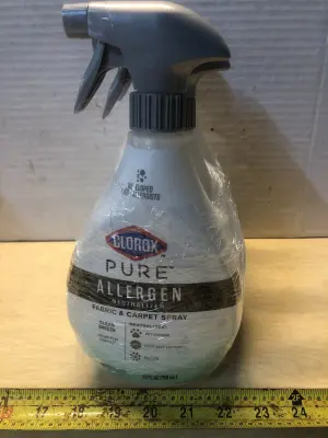 4 bottles 26oz Clorox pure allergen neutralizer carpet spray