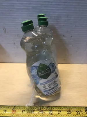 3 bottles 19oz seventh generation dish liquid