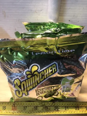 4 packs 23.83oz lemon lime Sqwincher drink mix