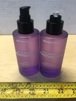 2 bottles 3oz skin full gentle face cleanser cap broke