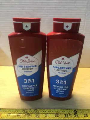 2 bottles 24oz Old Spice 3in1 wash