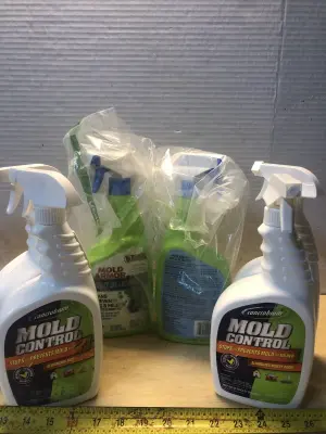 4 bottles 32oz Concrobrum mold control , 2 bottles 32oz mold armor mold blocker