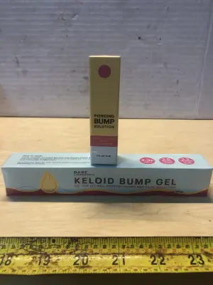2oz Base Laboratories Keloid bump gel, .5oz base laboratories piercing bump solution