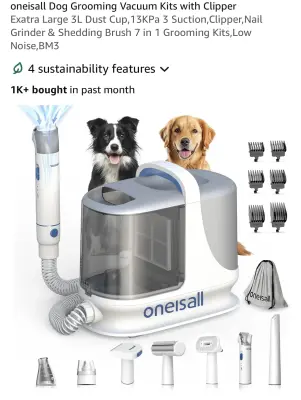 Oneisall dog grooming machine 120V 60Hz 350W