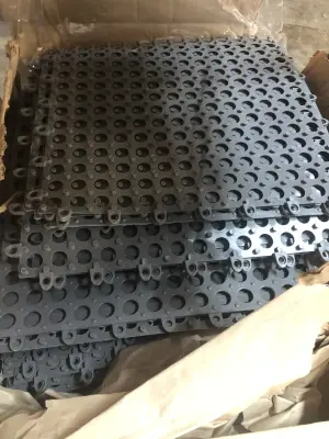 Plastic mattress underlay