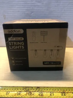 Addlon solar string lights 48ft