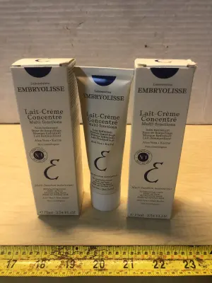 3pc 2.54oz Embryolisse lair-crème concentre moisturizer