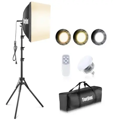Torjim soft box photograph lighting kit (similar to image)