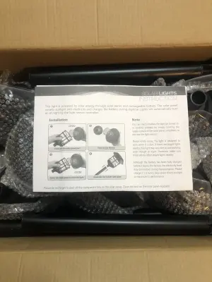 8pc solar lawn lights