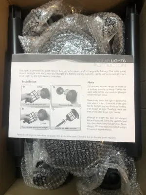 8pc solar pathway lights