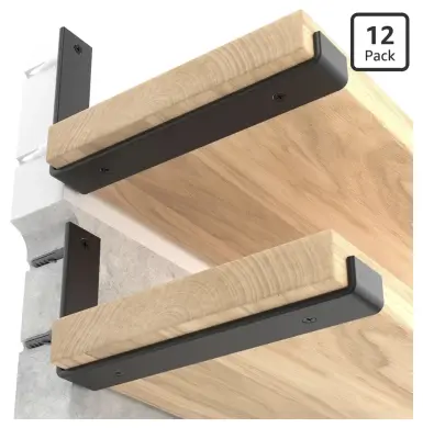 Leopo 12 pack shelf brackets (similar to image)