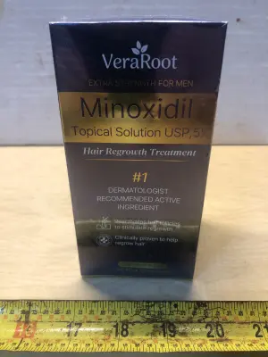 2 boxes 2oz VeraRoot minoxidil hair growth treatment