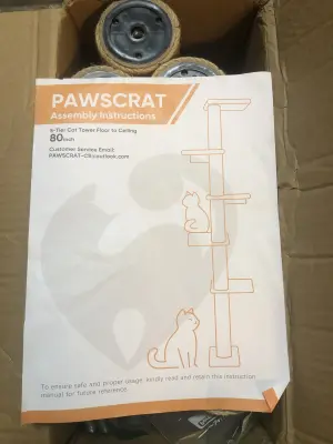 5 tier cat tower floor to ceiling 80”