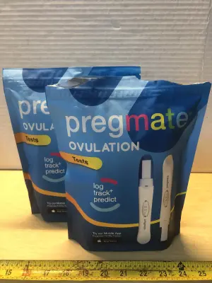 2 bags one opened pregmate ovulation tests exp:9/4/27