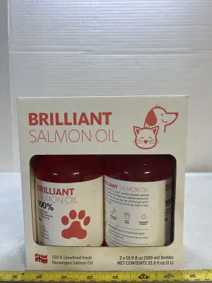 2 pack salmon oil for pets