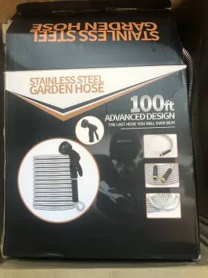 Stainless steel garden hose 100ft