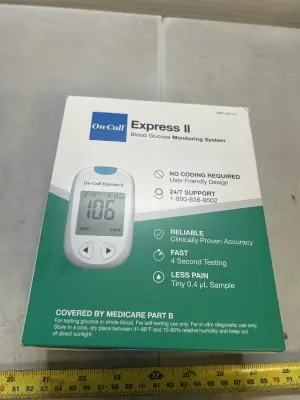 on call blood glucose monitoring system