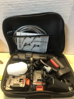 Cordless Car wash sprayer works in case