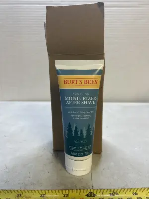 three Burts bees  aftershave for men
