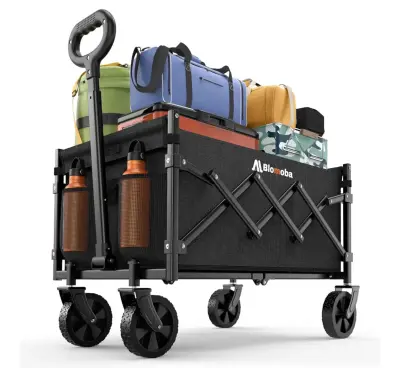Blomoba collapsible wagon with wheels similar to image