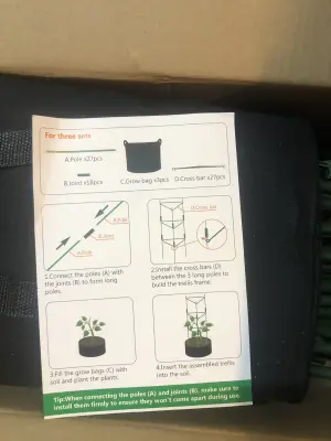Garden tomato rack