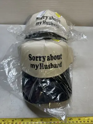 2 embroidered hat