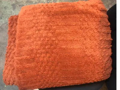 Unknown size fuzzy throw blanket