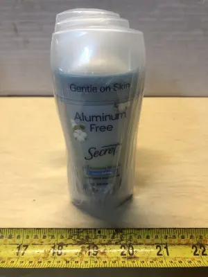 3 pack Secret aluminum free deodorant