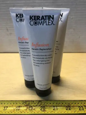 3 tubes 4oz keratin complex keratin replenisher