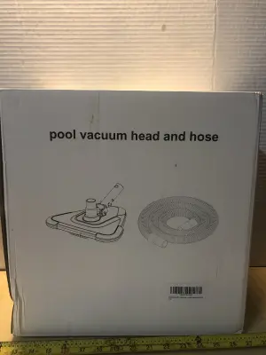 Pool vacuum replacement head and hose
