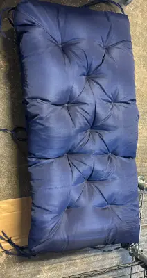 Navy 2-3 Seater Outdoor Waterproof Cushion