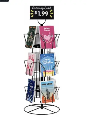 Greeting card display similar to image