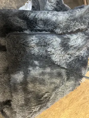 fuzzy ombre ish floor rug