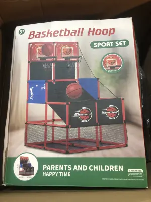 Children’s basketball hoop set as is box opened
