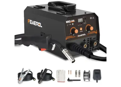 Femerol mig 130R IGBT DC inverter welding  machine as is similar to image