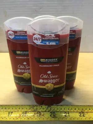 4 pack 3.8oz Old Spice swagger deodorant