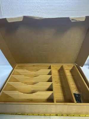 wooden organizer tray