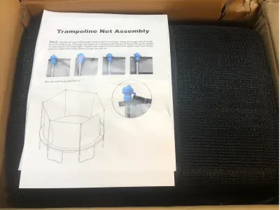 14ft Trampoline net assembly
