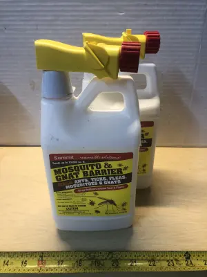 2 bottles half gallon mosquito and gnat barrier