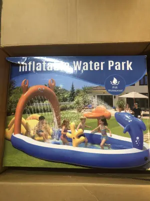 Inflatable water park untested as is