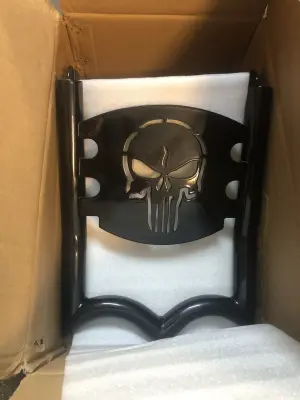 Crown detachable luggage rack for Harley