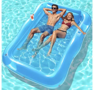 Junbig tanning pool lounger similar to image untested as is